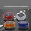 Lumières d'urgence Voyant d'avertissement d'énergie solaire Monté sur véhicule Clignotant Toit de voiture Aspiration magnétique Led Strobe