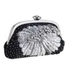 Pochette femmes perles perles sacs de soirée dames argent diamants strass filles pochettes de mariage sac à main rose