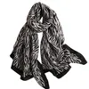 Foulards imprimés foulard zèbre châles doux enveloppes Ponchos et capes Echarpe Femme