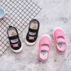 Zapatos para niñas de moda Zapatillas de deporte de lona para niños lindos dulces para niños pequeños Tamaño de niña 21-30 Zapatos casuales para niños Dibujos animados Girlish 210329