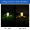 10 diod LEDS Lawn zasilany słonecznym RGB ciepłe białe lampy wtyczki uziemiające na pokład Patio Patio Pathway Lighting