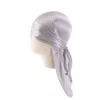 Baby Gift Solid Color Designer Kids Durags Satin Head Wrap06234742