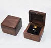 Jewelry Box Creative Wooden Ring Earring Pendant Storage Black Walnut Case Solid Wood Boxes sea ship