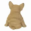 Slaperige Franse Bulldog Puppy Standbeeld Hars Gazon Sculptuur Super Leuke Tuin Yard Decor MUMR999 211101