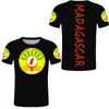 Męskie koszulki Madagaskar DIY T Shirt Custom Mad Christine Bull Animal Color Blocking Tshirts Letni odzież