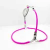 Nxy Cockrings Female Chastity Belt Underwear Bdsm Bondage Metal Silicone Device Adult Game Cosplay Sex Toys for Woman Ball Stretcher 0215