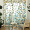 Tende eleganti Tende del soggiorno eleganti Tulle floreale Voile Finestra Drappo Pannello Sciarpa velata Mantovane per ragazza Bedroom263S