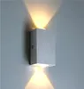 Vägglampa LED-lampor Modern Inomhusbelysning Heminredning Sconce Svart Silver Vardagsrum AC85-265V Bath Korridor Dekor