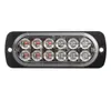 DC 12V 12 LED Otomatik Araba Kamyonu Acil Tehlike Flaşı Uyarı Beacon Lights Bar Süper Parlak Led Işık Sürüş Sis SUV lambaları