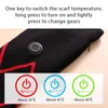 Ciclismo Caps Máscaras USB Aquecido Lenço Mulheres Inverno Aquecimento Nascerâmara Colar De Pelúcia Colares Scarves Shawl Neck Warmer Fever