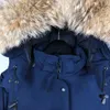 Manteau en duvet d'oie Top qualité femmes Parkas d'hiver avec capuche/veste Snowdome véritable col de fourrure de loup canard blanc/usine d'oie clair chaud dames de mode d'automne