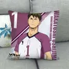 Yastık Kılıfı Anime Haikyuu !! Çift Resim Yastık Kılıfı Kapak Yastık Koltuk Yatak 45 * 45 cm