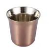 Tazza da caffè espresso in acciaio inossidabile a doppia parete da 80 ml Tazza da caffè Nespresso Pixie a forma di capsula Tazza termica carina Tazze da caffè 210821