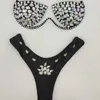 2021 Venus Vacation Bikini Set Rhinestone Swimodwear Diamond Bling Stones Kąpiec Suit Summer Sexy Women Swimsuit1560216