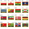 National Flag Embroidery Patch BadgePoland Bolivia Belize Botswana Bhutan Burkina Faso Burundi North Korea Equatorial Guinea