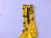 Fashion Mens socks Tie-dye calabasas Personality Sale Colorful Match Tidal Youth Socks 3 Pairs/Lot No Box