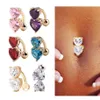 316L stalen buik knop ringen kristal piercing navel piercing oorbel gouden buik piercing sex body sieraden