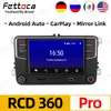 Android Auto CarPlay Stereo NONAME RCD360 PRO Radio RCD330 Headunit For VW Golf Polo Mk5 MK6 passat B6 B7 EOS 6RD035187B 2106254450378