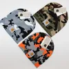 Camouflage Men Knitted Beanie Women Short Outdoor Riding Cold Non-Folding Hat Brand Winter Warm Beanies 3 Colors