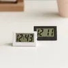 Relógios de mesa Mini LCD Digital Dashboard Relógio Eletrônico Home Office Desktop Alarm Silent Student Gifts