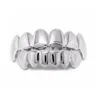 Personlighet Fangs Teeth Gold Silver Rose Gold Teeth Grillz Gold False Teeth Set Vampire Grills for Womenmen Dental Grills Jewelr7664095