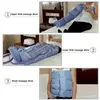 Air Compression Massager Handheld Controller Blood Circulation Pump Wrap Set for Double Arm Leg Cuff Waist Relax Massage