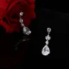 Brand Emmaya Magnifique AAA CZ Stones Set White Crystal Flower Party Mariage Bijoux pour femmes