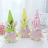 Wielkanocny Bunny Gnome Wiosna Party Bez twarzy Lalki 11 Stylów Królik Gnomes Dzieci Pluszowe Zabawki Dla Easters