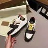 Projektant Buty Vintage Check Sneakers Mężczyźni Kobiety Platform Sneaker Suede Leather Trainers Black White Mesh Runner Buts US4-11 No281