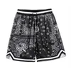 Noir blanc Paisley imprimé Patchwork Shorts été lâche Shorts décontractés pour hommes femmes mode cajou Floral mâle Shorts 2021 C0607