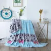 Kids Knitting Blanket Soft Warm Bed Blankets Winter Sheet Bedspread Sofa Bedding Quilt Play Wash Thin Flannel Blanket F0247 210420