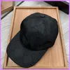 Nylon Stickdesigner Baseballmütze für Männer Casquette Womens Einbauhut Weiß und Schwarz Mode Casual Designer Sun Hüte Caps D221141F