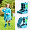 Crianças Raincoat Raincoes Girls Poncho Crianças Guarda-chuva Botas de Chuva à prova de esquidela Botas resistentes ao desgaste Capas de chuva com capuz para a chuva de schoolbag