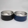 DOG BOWLS Boomer Rond RVS Zwart 32oz223q