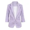 Ladies Plus Size Yellow Blazer Feminino Formal Jacket Women'S White Blazer Female Blue Women Suit Office Ladies 2020 X0721