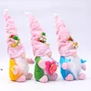 Fête des Mères Cadeau Nain Fleurs de Printemps Nain Gnome Pâques Anniversaire Fête des Mères Poupée Cadeau Maison Festival Décor de Bureau LLB12115