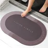 Vattenabsorberande badmatta lätt att rengöra badrum matta napa hud alfombras para snabba golvmattor dörrmatta köksmattan 220301