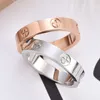 4MM 5MM CT001 Titanium Steel Silver Love Ring Men and Women Rose Gold Rings for Lovers Cain Ring for Gift