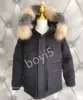 Down Coat Childrens Jacket Baby Boys Clothing Autumn Winter Outwear Keep Warm Jackets barn avtagbar päls krage huva ytterkläder C2184572