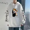 Sıcak Comics Tek Parça Hoodies Erkek Kadın Moda Anime Luffy Kazak Boy Hoodie Terlemeleri Hip Hop Erkek Erkek Giyim Sudaderas Y211122