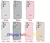 Crystal Clear Glitter Cases voor Samsung S22 S22 Ultra S22Plus S21 Fe Hard PC Back Military Grade Protection Cover Case