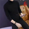TIDE Marka męska koreańska wersja przystojnego solidnego koloru cienka sekcja z długim rękawem T-shirt męski trend 210420