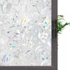 Adesivos de janela filme privacidade bloqueio de sol removível adesivo decorativo adesivo adesado decalques de vidro