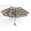 3 Färgkamouflage Automatisk Paraplyer Portable Multifunktionell Högkvalitativ Outdoor Parasol UV Protection Folding Paraply RRF13790