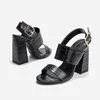 Sandales 2021 Été Gladiateur Femmes Chaussures Classique Talons Hauts Robe Femme Boucle En Cuir Sandalia Mujer # g5