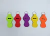 Solid Color Neoprene Wristlet Keychains Lanyard Strap Band Split Ring Key Chain Holder Key Hand Wrist Lanyard Keychain For Girls/Women Rai6C