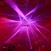 4 ögon rörliga huvud laser ljus LED RGB 4 Hål Disco Party Bröllop Stage Array Laser Light