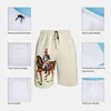 Męskie szorty Promo Pocket Beach Spodnie Napoleonic Francuski Cuirassier Causal R324 Oddychający Szybki Dry Print Graphic Vintage Male