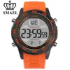SMAEL Fashion Sport Watches Men Sile Strap Brand Digital-Watch Noctilucous Waterproof Luxury Watch Men's Relogios Masculinos X0524