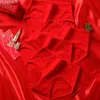 4 sztuk / zestaw kobiet majtki bawełna powodzenia czerwony bliski miękkie oddychające komfortowe majtki kobiet bielizna dziewcząt bez szwu figi 210720